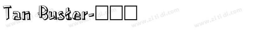Tan Buster字体转换